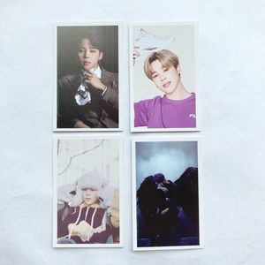 Jimin BTS Bangtan Boys Photocards Lot of 4